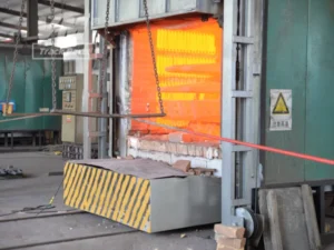 heat treatment of Kobelco CKE1100 Track Shoe